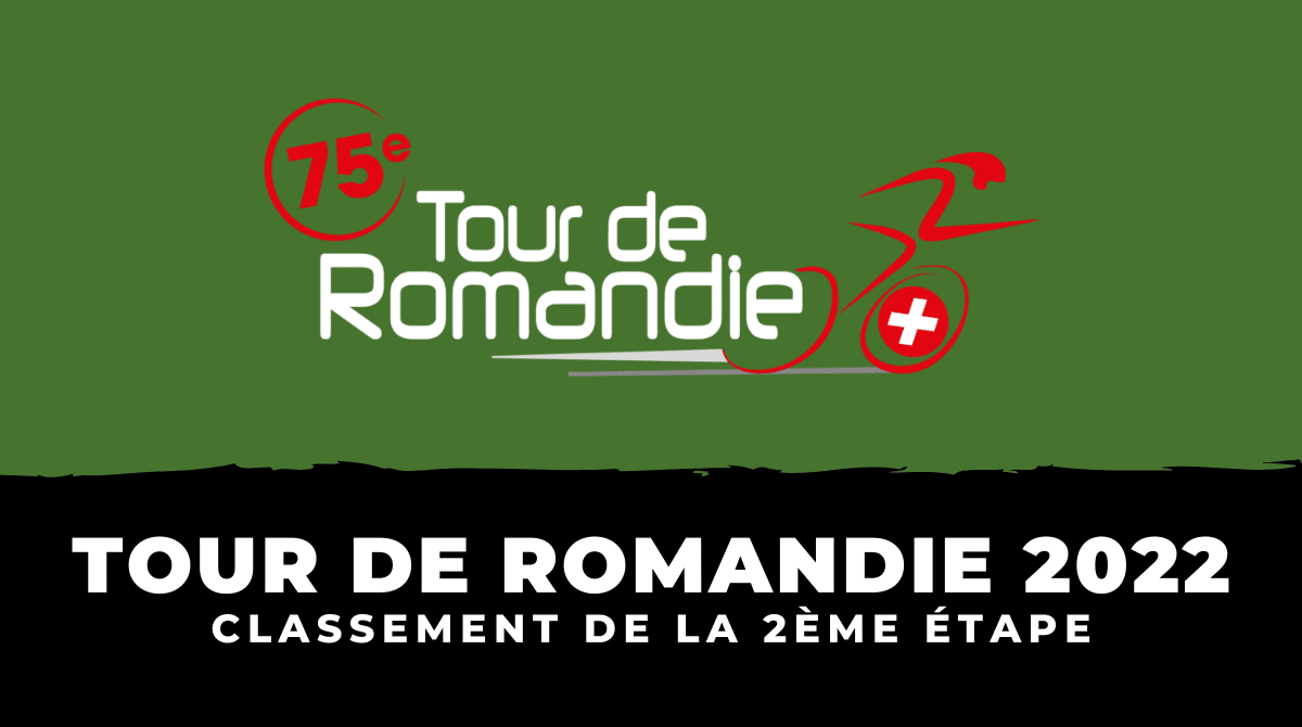 Tour de Romandie 2022 - Classement 2ème étape