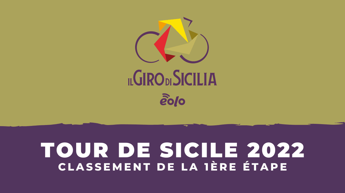 Tour de Sicile 2022 - Classement 1ère étape