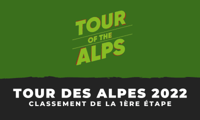 Tour des Alpes 2022 - Classement 1ère étape