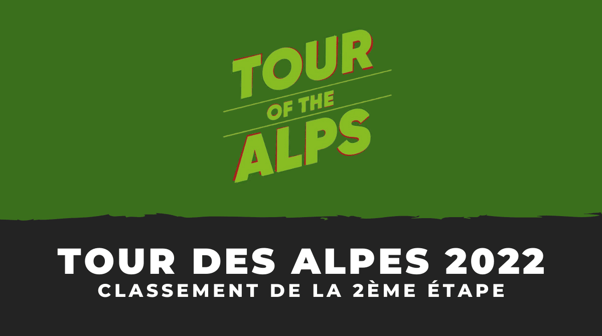 Tour des Alpes 2022 - Classement 2ème étape