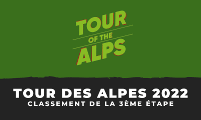 Tour des Alpes 2022 - Classement 3ème étape