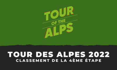 Tour des Alpes 2022 - Classement 4ème étape
