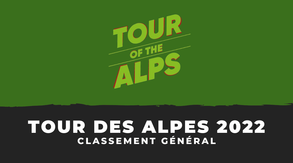 Tour des Alpes 2022 - Classement général