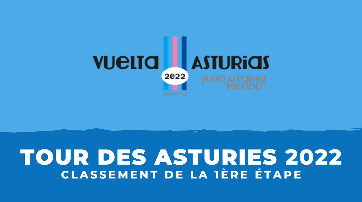 Tour des Asturies 2022 - Classement 1ère étape