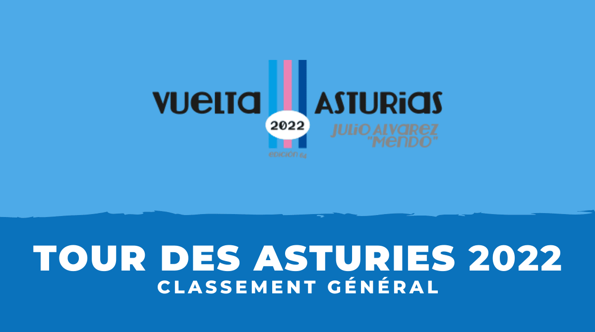 Tour des Asturies 2022 - Classement général