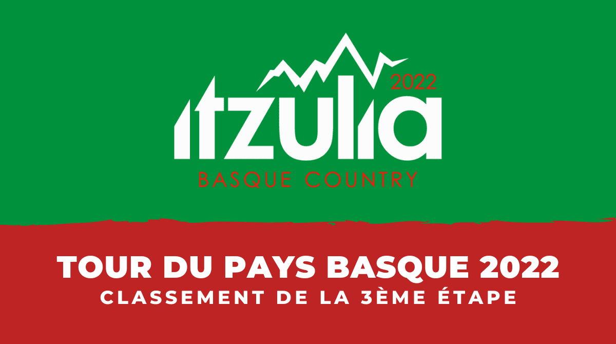 Tour du Pays Basque 2022 - Classement 3ème étape