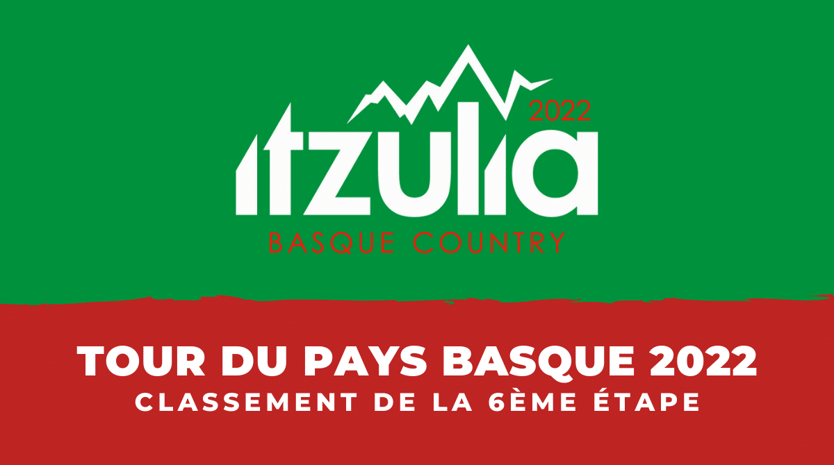 Tour du Pays Basque 2022 - Classement 6ème étape