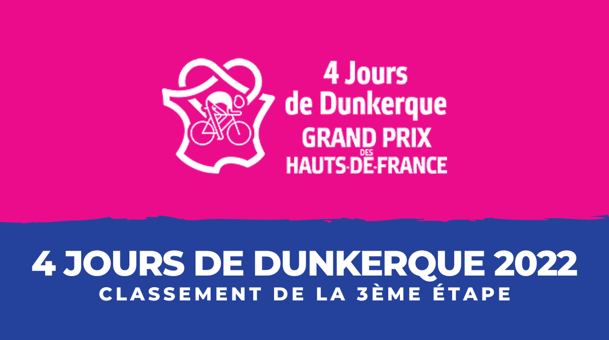 4 Jours de Dunkerque 2022 - Classement 3ème étape