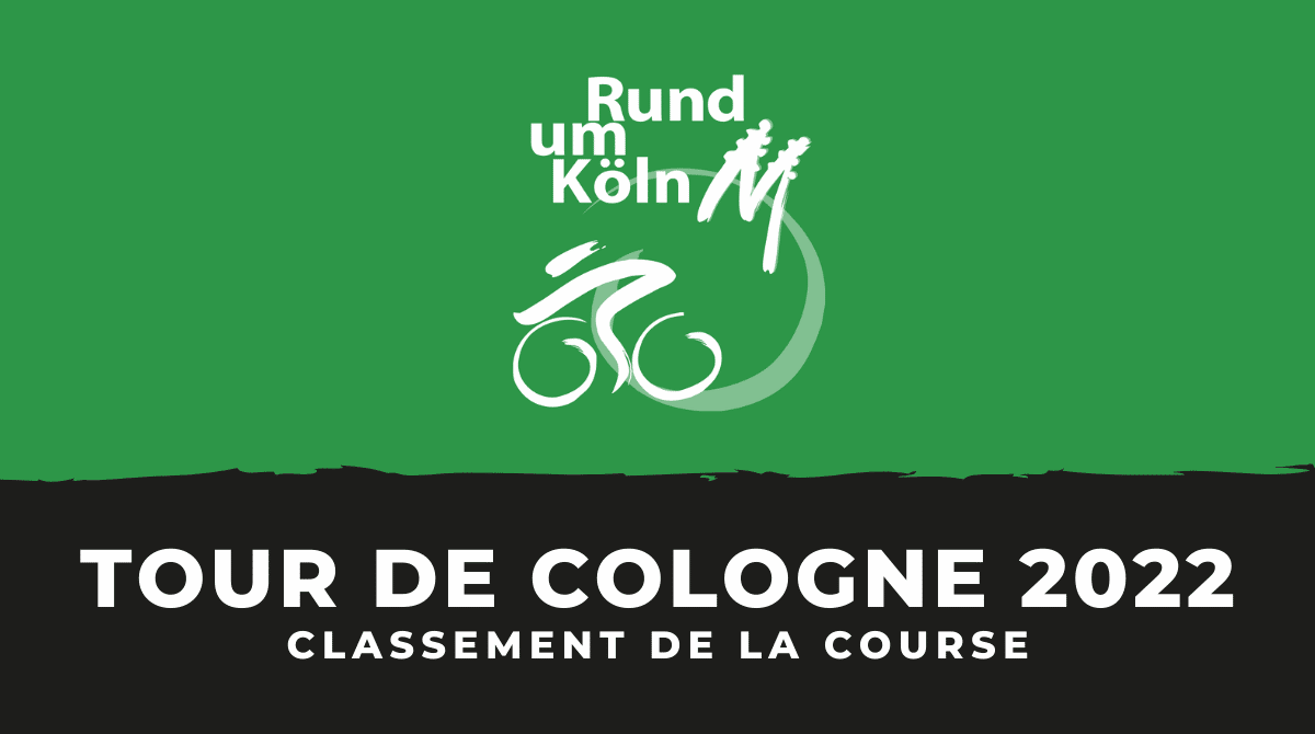 Classement Tour de Cologne 2022