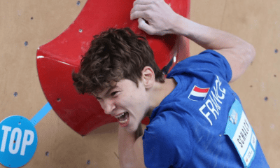 Escalade Mejdi Schalck remporte sa première Coupe du monde de bloc à 18 ans