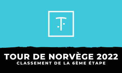 Tour de Norvège 2022 - Classement 6ème étape