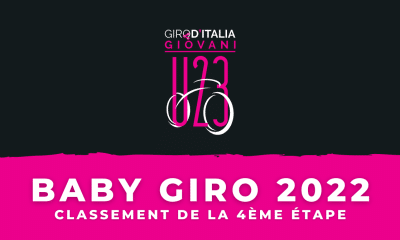 Baby Giro 2022 - Classement 4ème étape