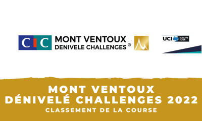 Classement Mont Ventoux Dénivelé Challenge 2022
