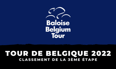 Tour de Belgique 2022 - Classement 3ème étape