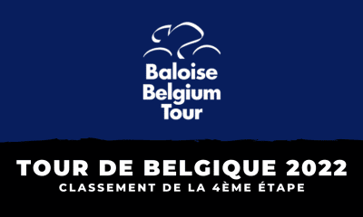 Tour de Belgique 2022 - Classement 4ème étape