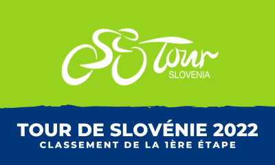 Tour de Slovénie 2022 – Classement 1ère étape