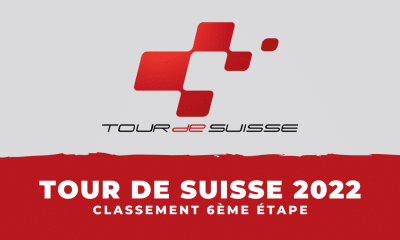 Tour de Suisse 2022 - Classement 6ème étape