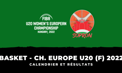 Calendrier et résultats Championnat d'Europe féminin de basket U20