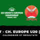 Calendrier et résultats Championnat d'Europe féminin de basket U20