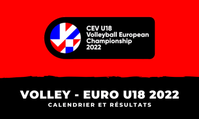 Calendrier et résultats Championnat d'Europe masculin de volley-ball U18 2022