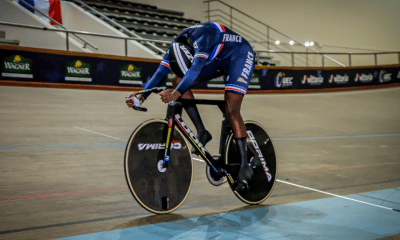 Piste Championnats d'Europe jeunes Taky Marie-Divine Kouamé en argent au keirin