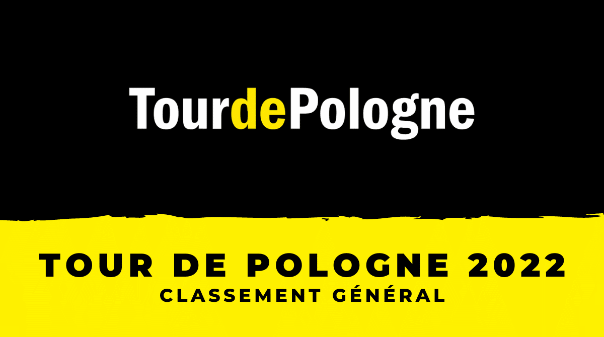 Tour de Pologne 2022 - Classement général