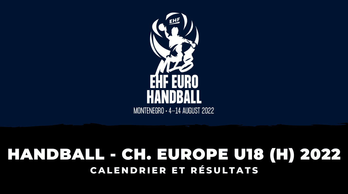 Calendrier et résultats du Championnat d'Europe U18 masculin de handball 2022