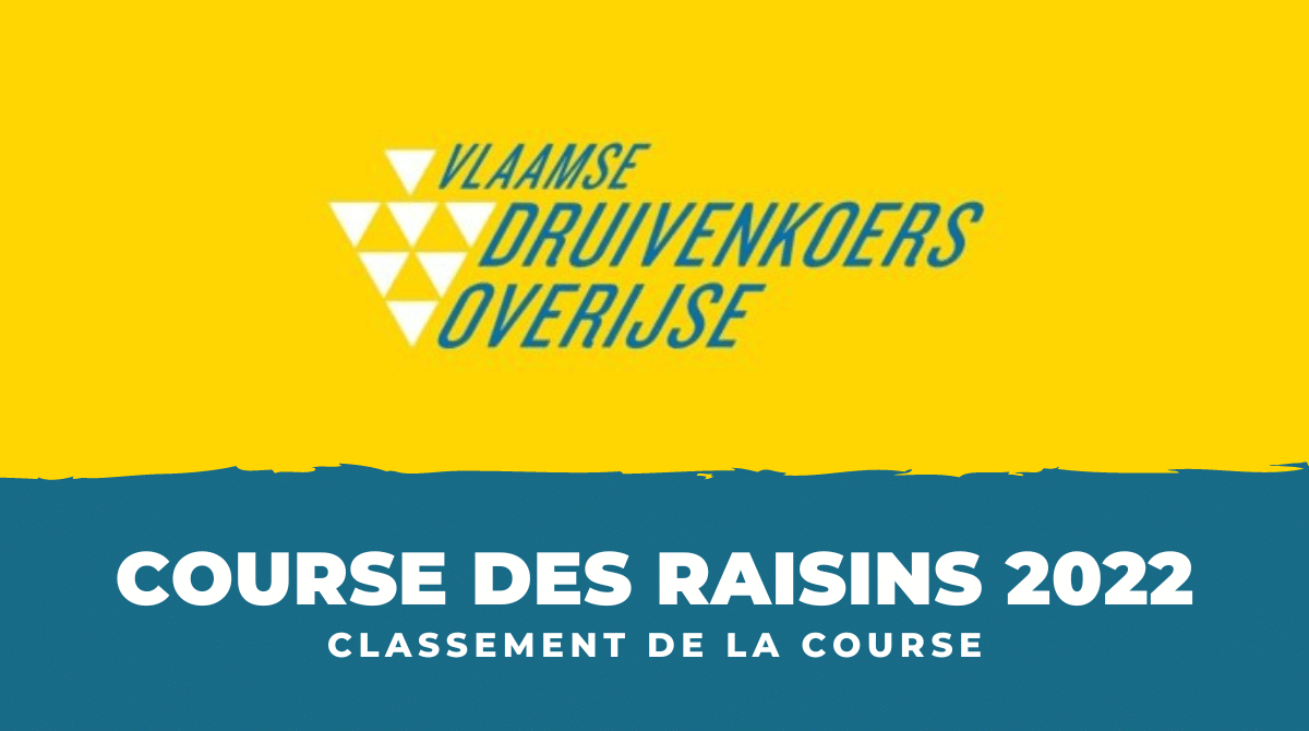 Classement Course des Raisins 2022