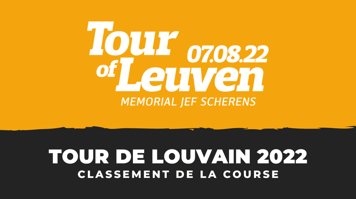 Classement Tour de Louvain 2022