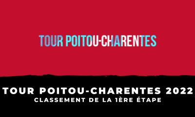Tour Poitou-Charentes 2022 - Classement 1ère étape