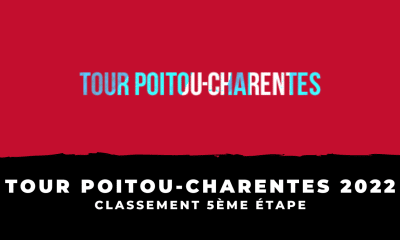 Tour Poitou-Charentes 2022 - Classement 5ème étape