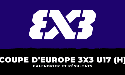 Calendrier et résultats Coupe d'Europe masculine de basket 3x3 U17 2022