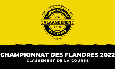 Classement Championnat des Flandres 2022 (1)