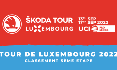 Tour du Luxembourg 2022 - Classement 5ème étape