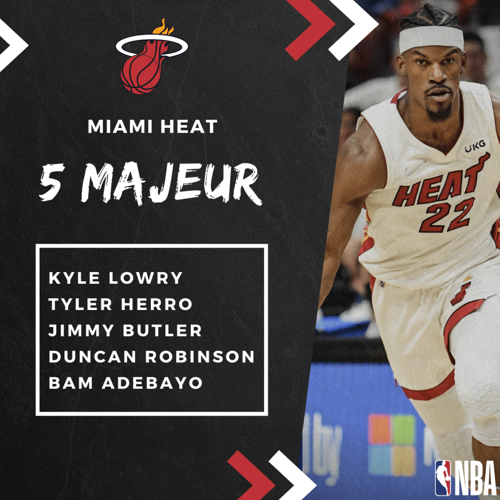 5 Majeur Miami Heat - NBA 2022-2023