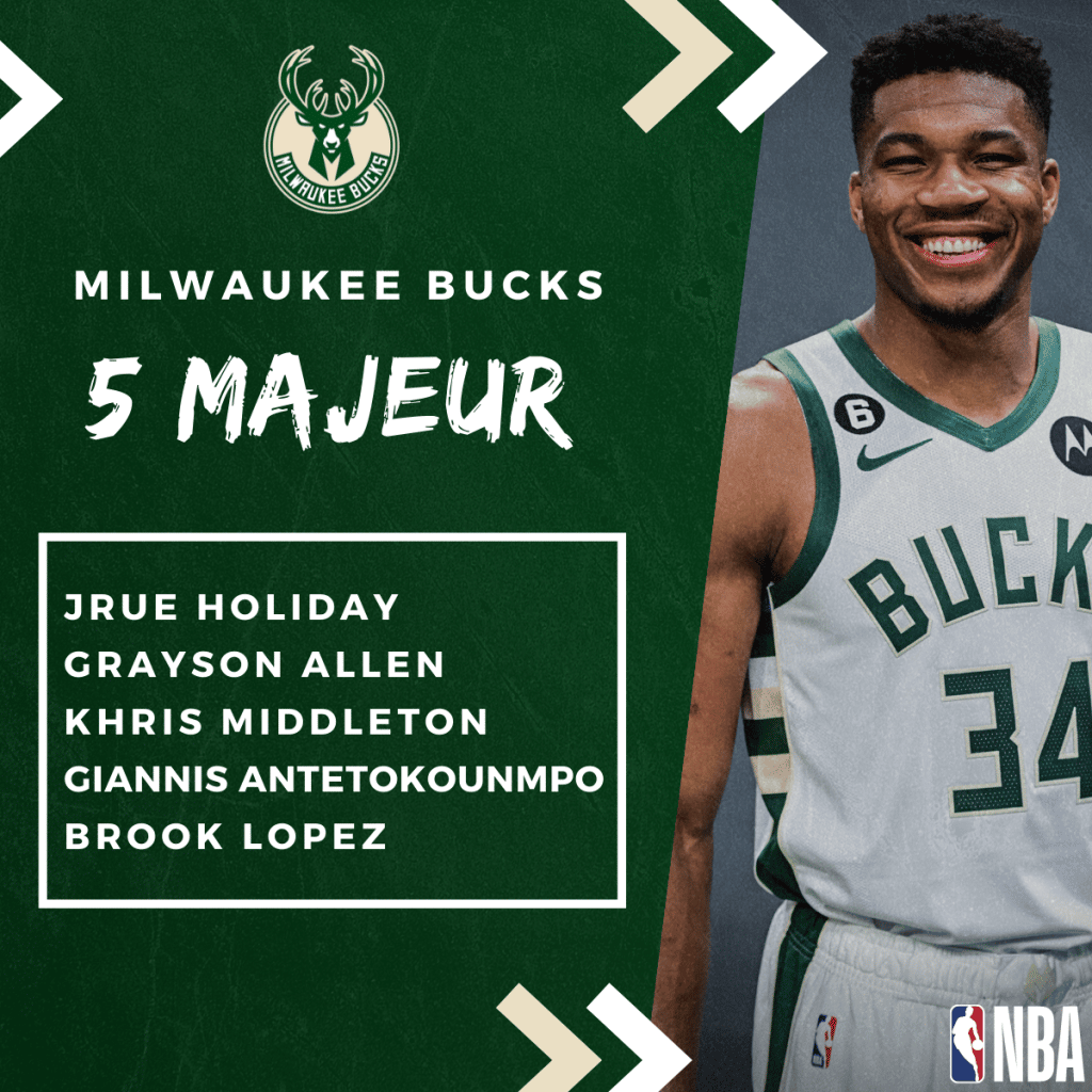 5 Majeur Milwaukee Bucks - NBA 2022-2023