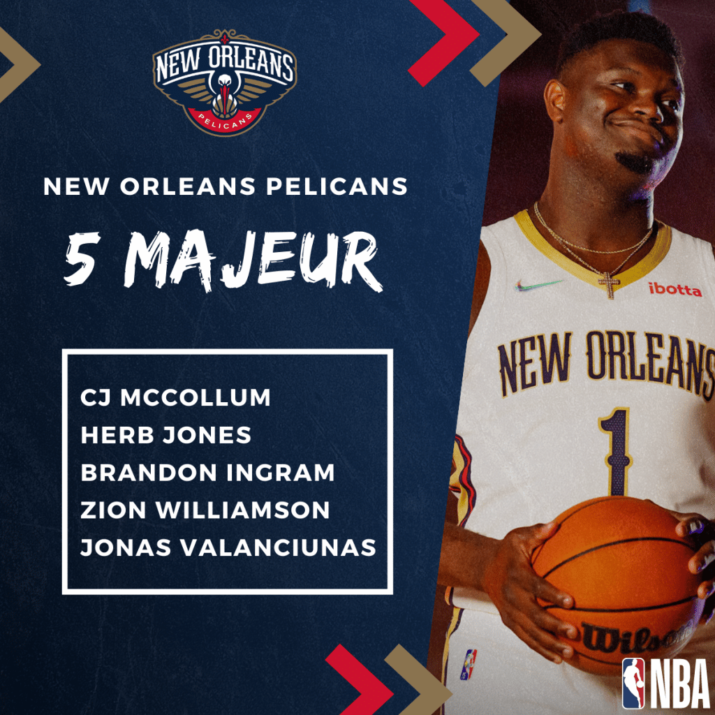 5 Majeur New Orleans Pelicans - NBA 2022-2023