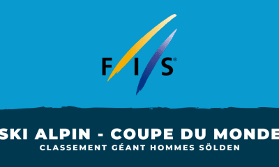 Classement Géant hommes Sölden 2022