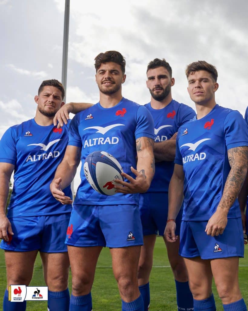 Le maillot du XV de France, version automne 2022
