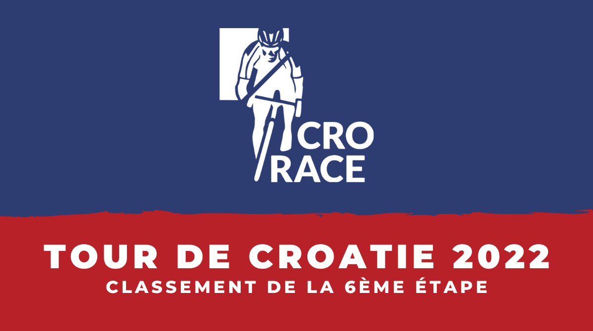 Tour de Croatie 2022 - Classement 6ème étape CRO Race