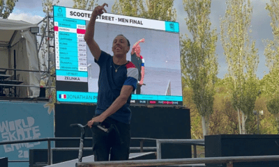 Trottinette Jonathan Perroni champion du monde de street, Lucas Di Meglio en bronze