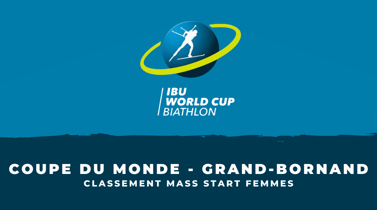 Biathlon Grand-Bornand 2022 - Classement Mass start femmes