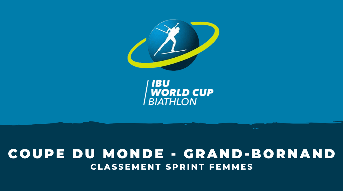 Biathlon Grand-Bornand 2022 - Classement Sprint femmes