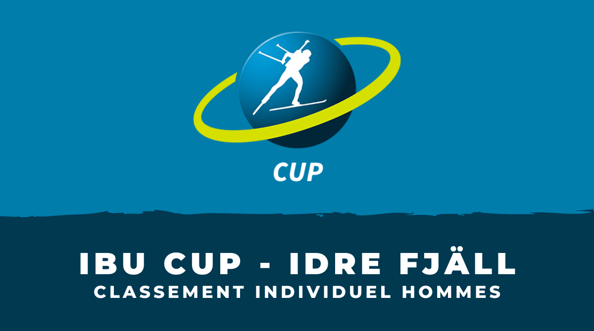 Biathlon IBU Cup Idre Fjäll - Classement Individuel hommes
