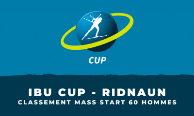 Biathlon IBU Cup Ridnaun - Classement Mass start 60 hommes