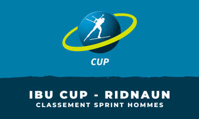 Biathlon IBU Cup Ridnaun - Classement sprint hommes