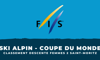 Classement Descente femmes Saint-Moritz 2 2022
