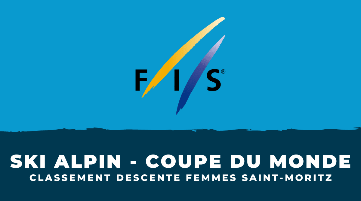 Classement Descente femmes Saint-Moritz 2022