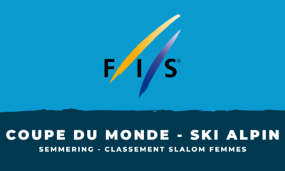 Classement Slalom femmes Semmering 2022
