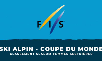 Classement Slalom femmes Sestrières 2022